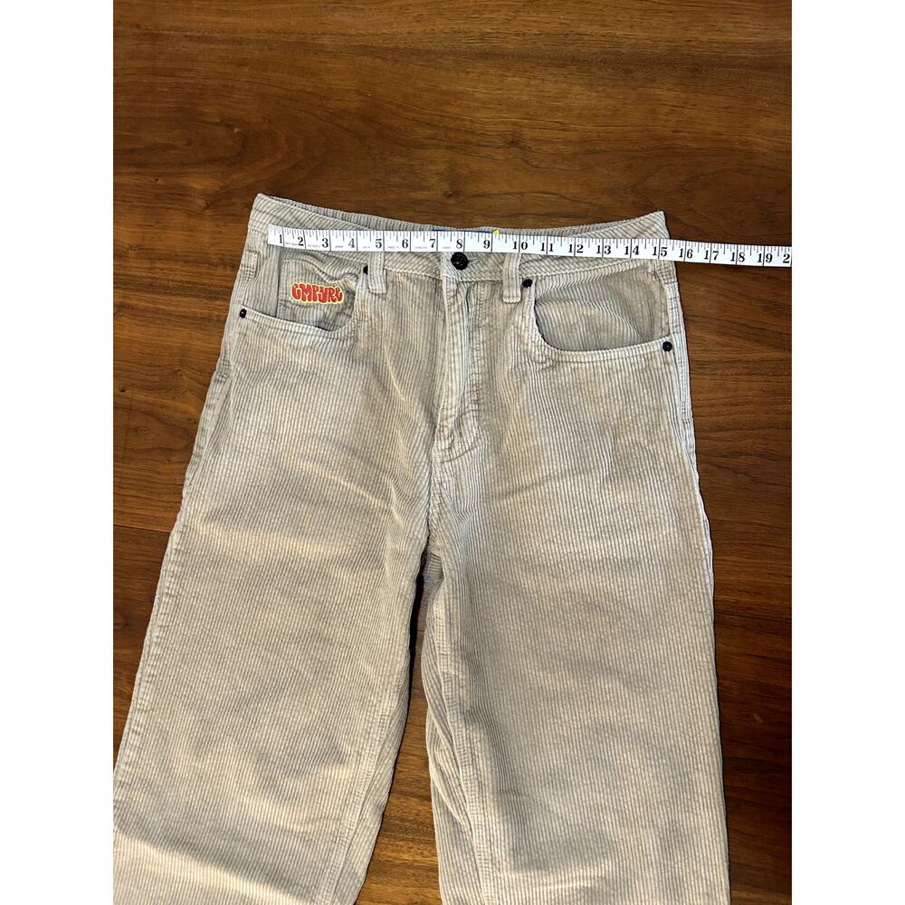 Khaki Tan Empyre Loose Fit Straight Leg Corduroy Pants | Skater - (Men's 30) - Picture 3 of 9